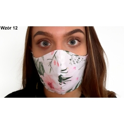 Profilowana bawełniana maseczka rozmiar damski